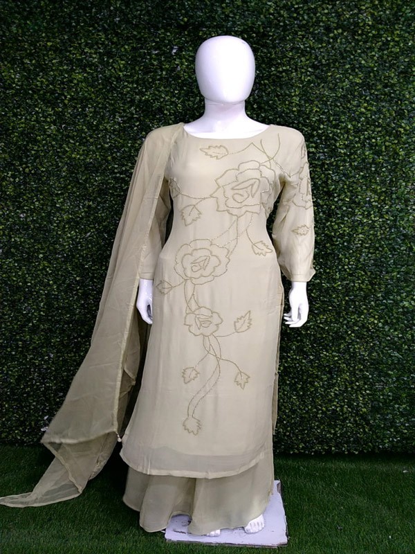 Sharara Suit with hand embroidery