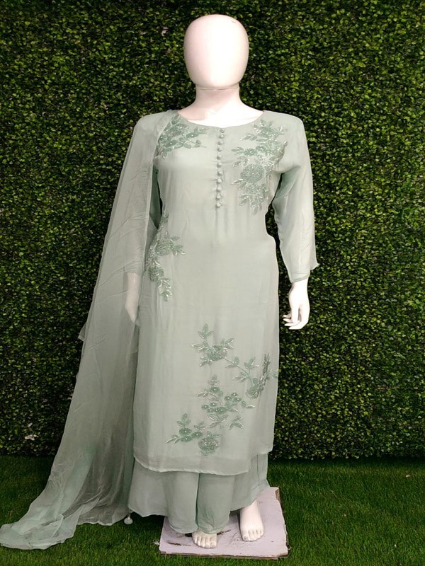 Sharara Suit with hand Embroidery