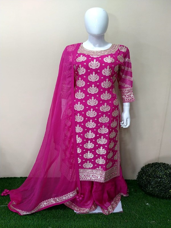 Sharara Suit with Hand  embroidery